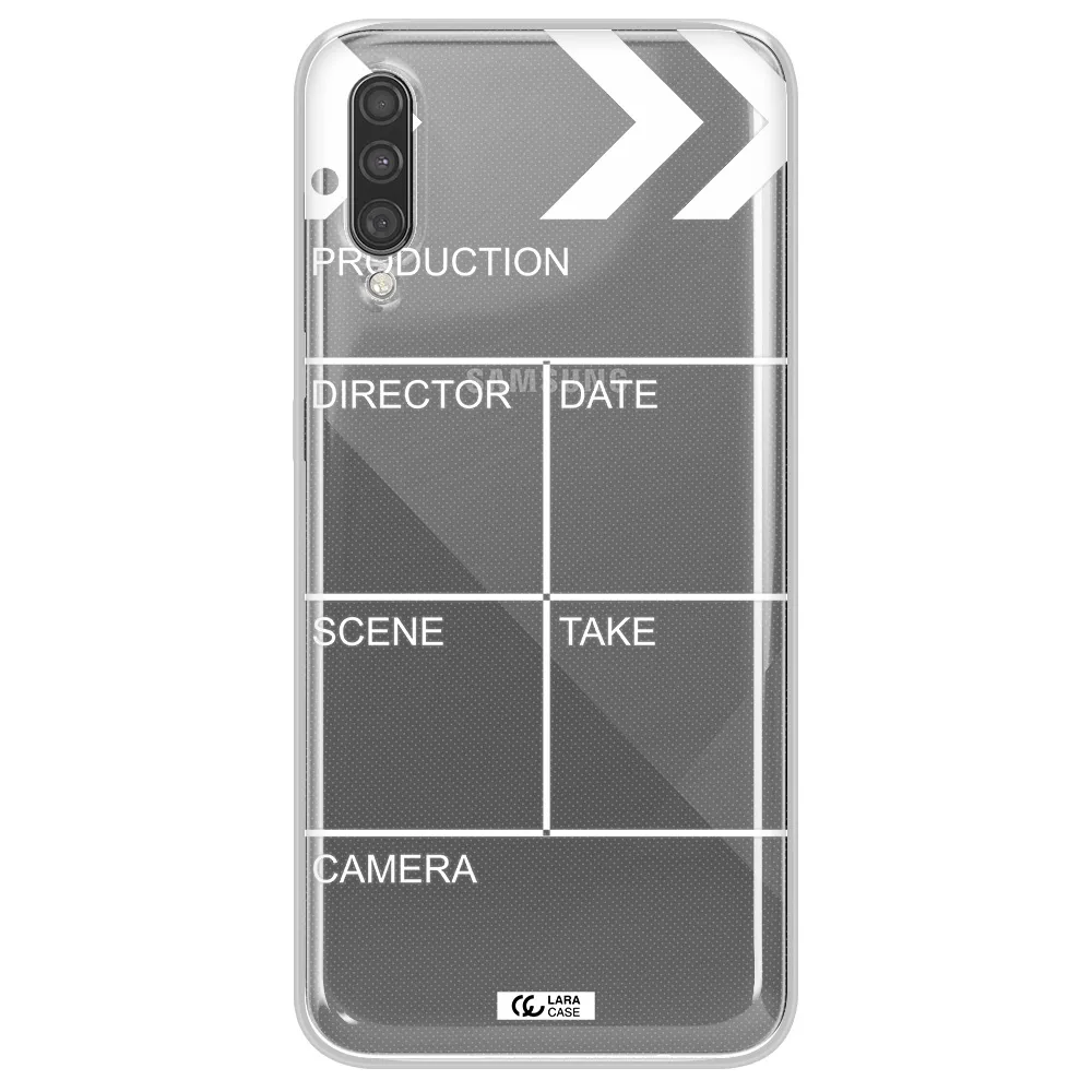 Clapperboard Samsung A30S Clear TPU Case
