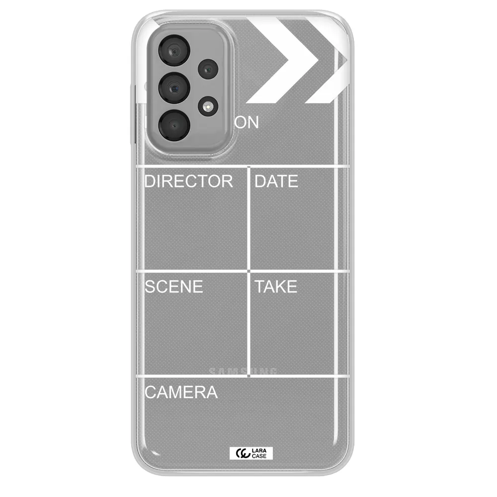 Clapperboard Samsung A33 Clear TPU Case