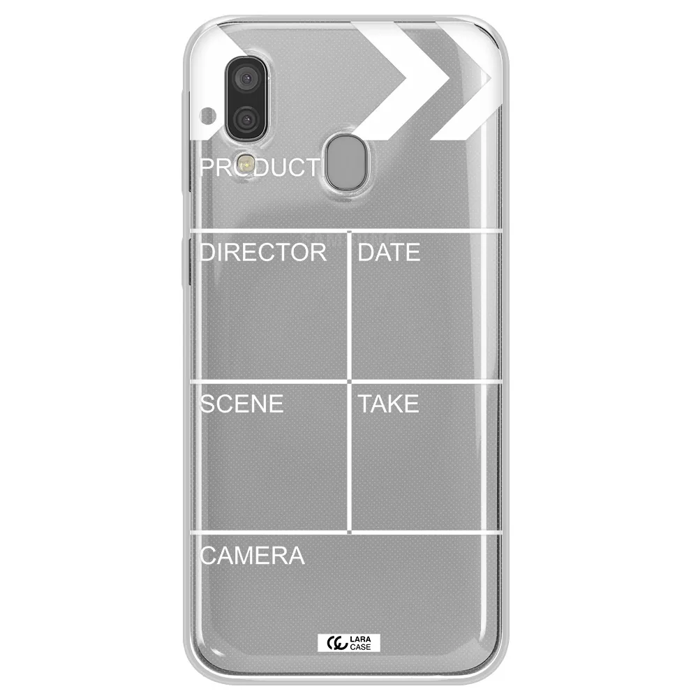 Clapperboard Samsung A40 Clear TPU Case
