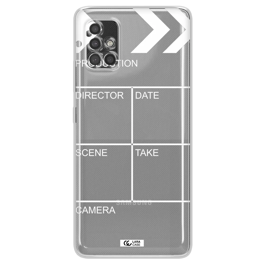 Clapperboard Samsung A40S Clear Tpu Case