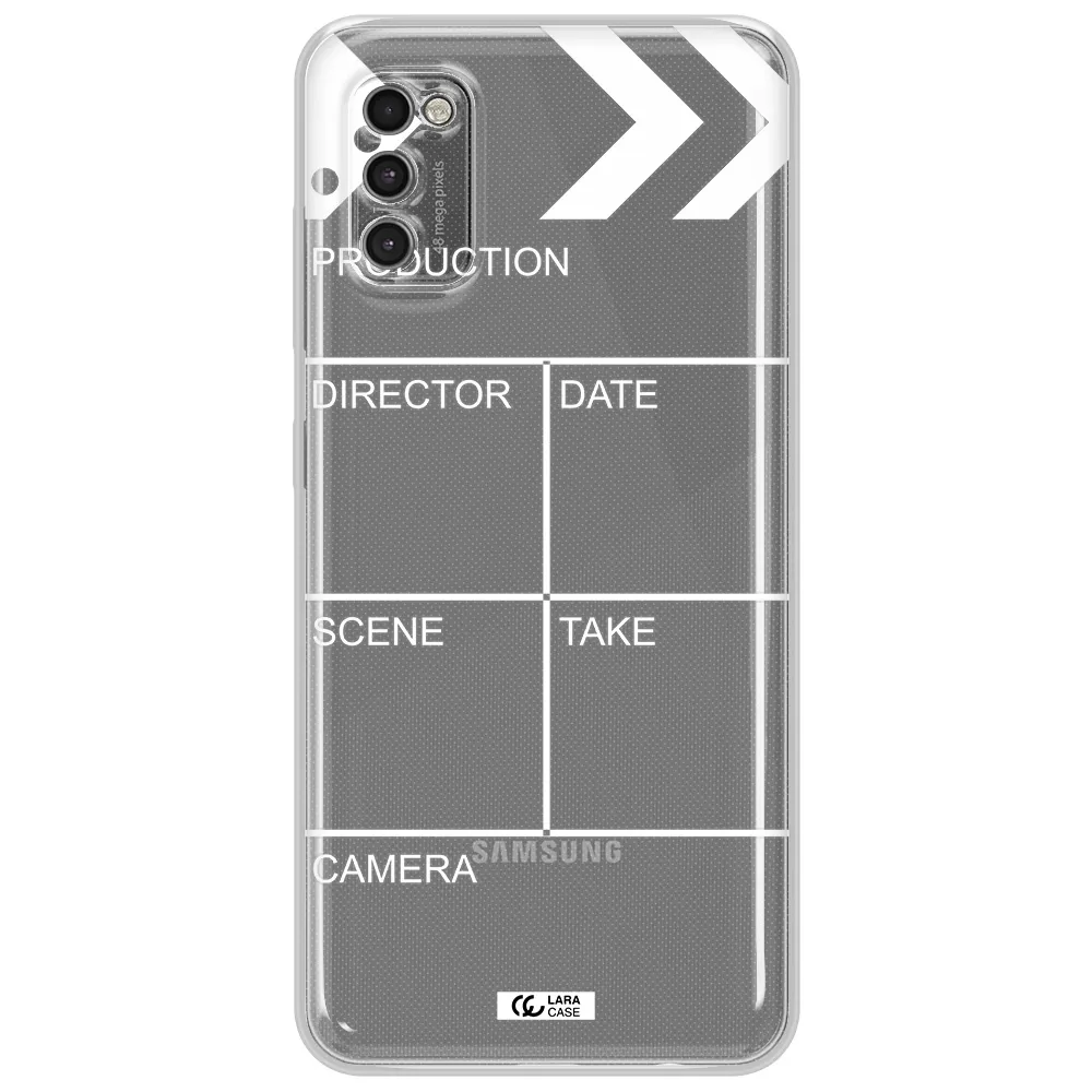 Clapperboard Samsung A41 Clear Tpu Case
