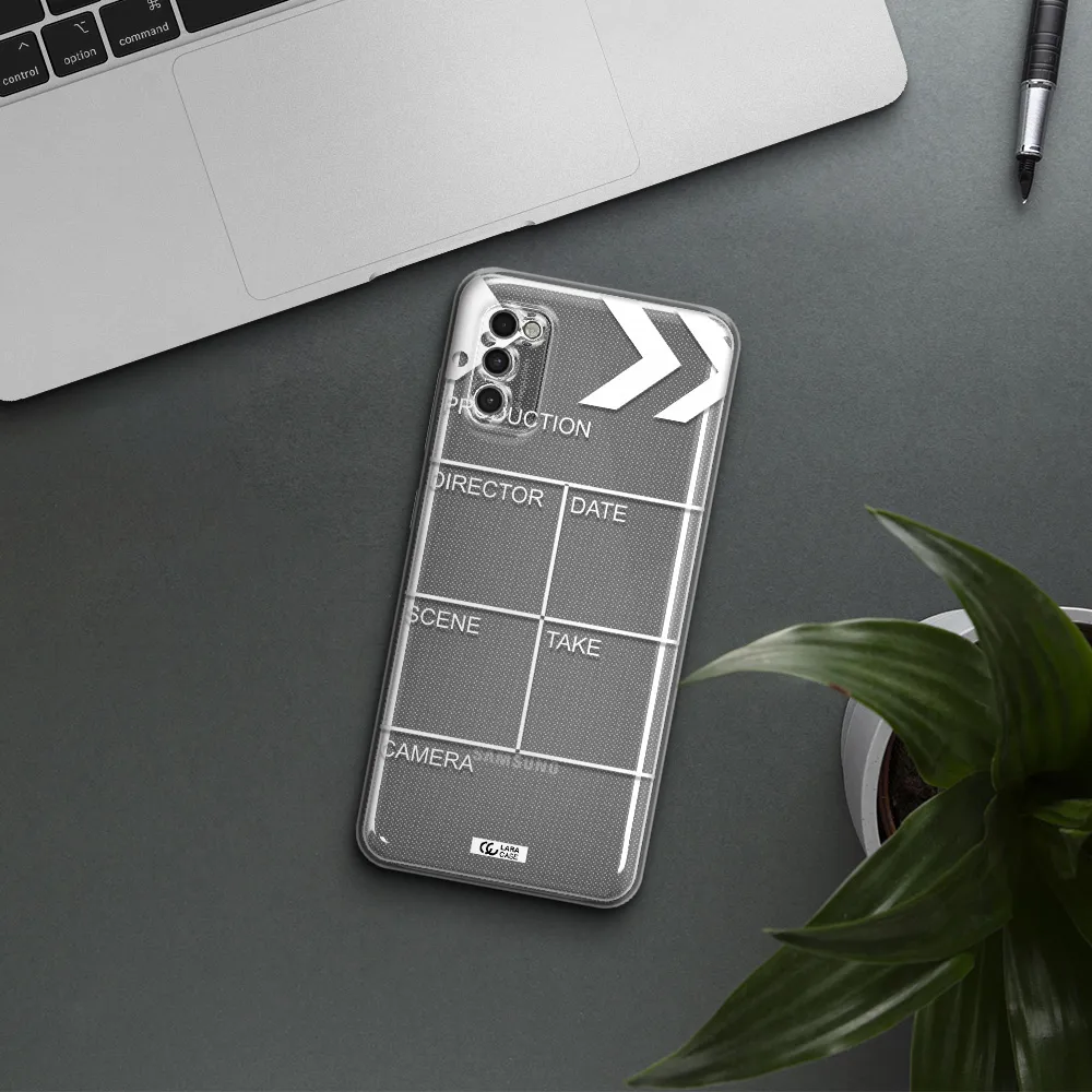 Clapperboard Samsung A41 Clear Tpu Case