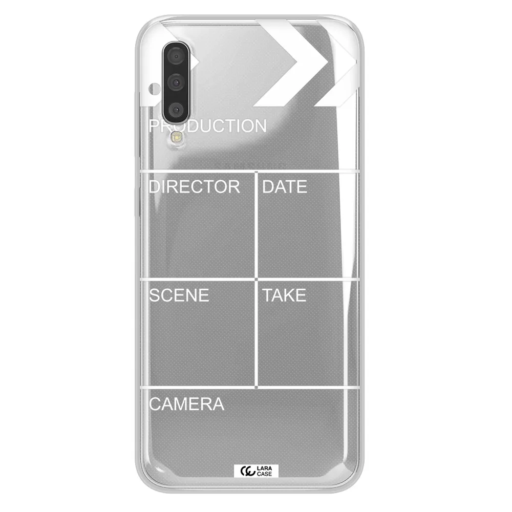 Clapperboard Samsung A50 Clear TPU Case