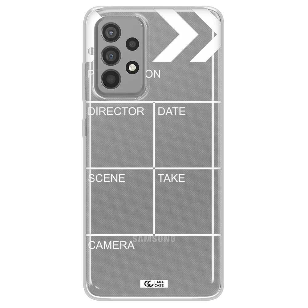 Clapperboard Samsung A52 Clear TPU Case