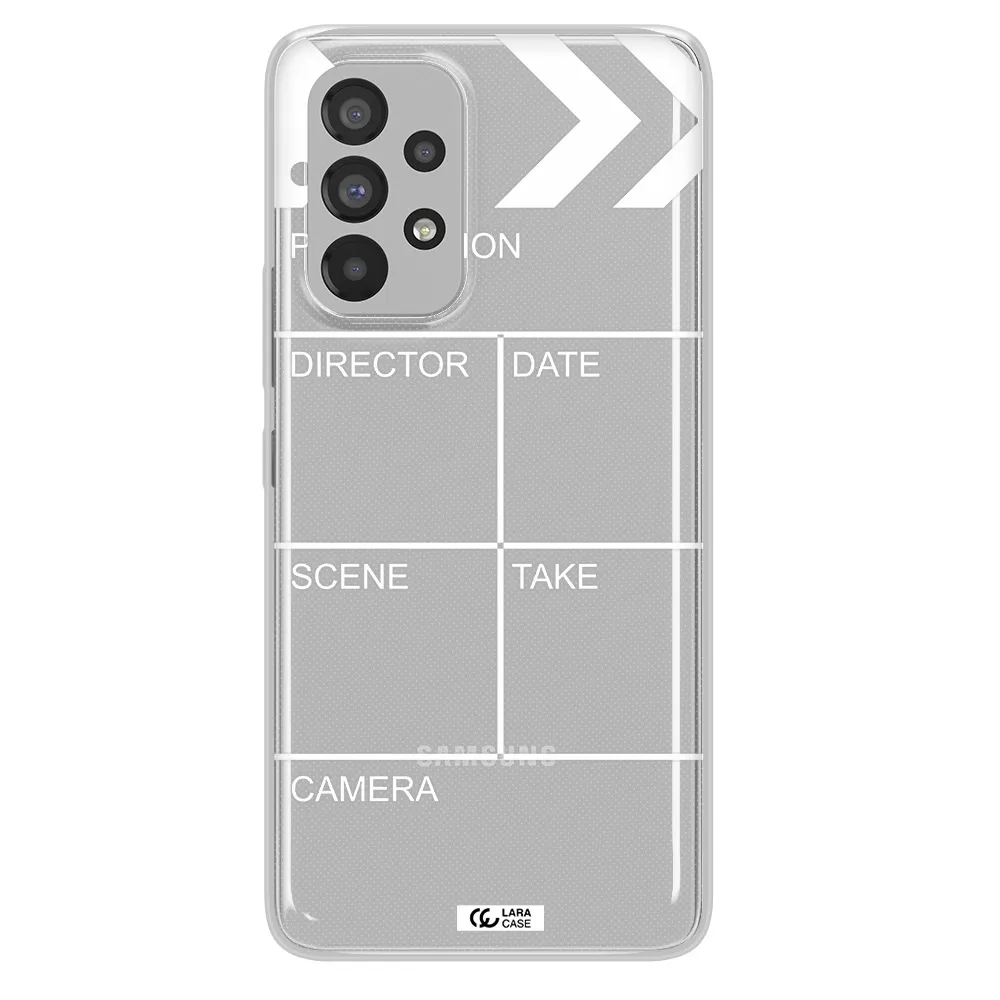 Clapperboard Samsung A53 Clear TPU Case