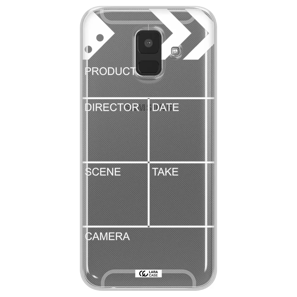 Clapperboard Samsung A6 Clear TPU Case