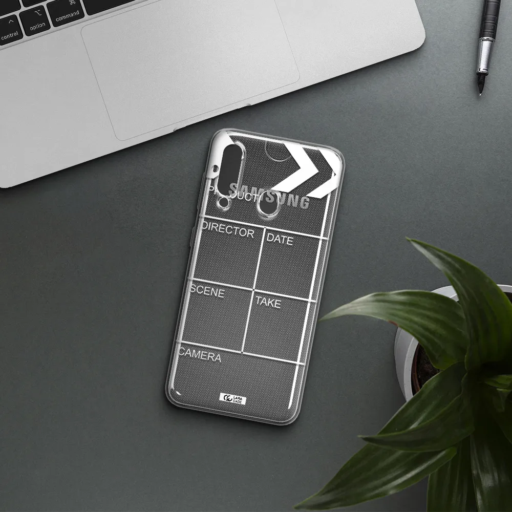 Clapperboard Samsung A60 Clear TPU Case