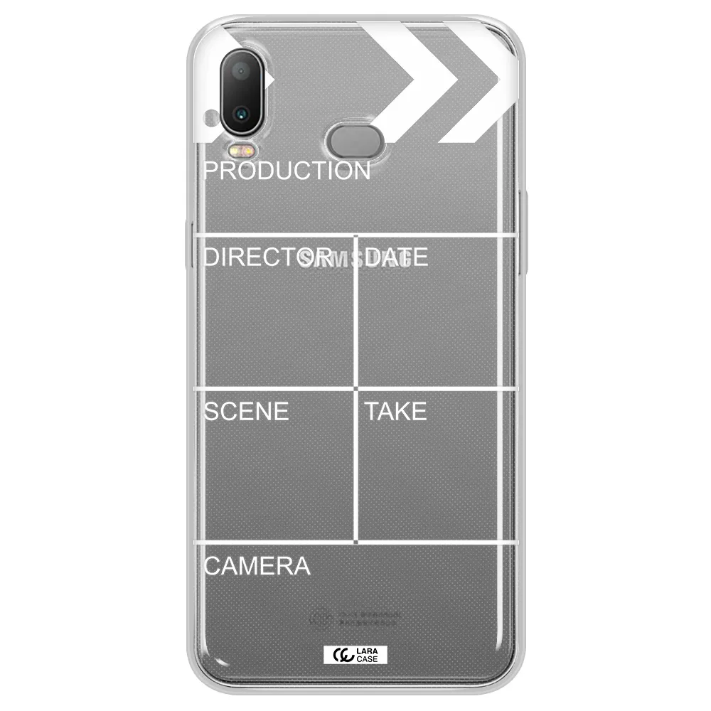 Clapperboard Samsung A6S Clear TPU Case