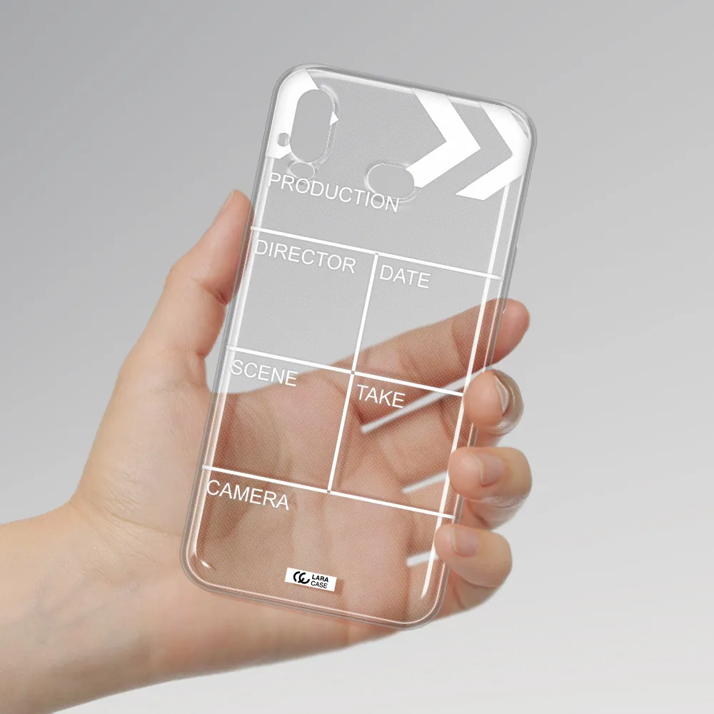 Clapperboard Samsung A6S Clear TPU Case