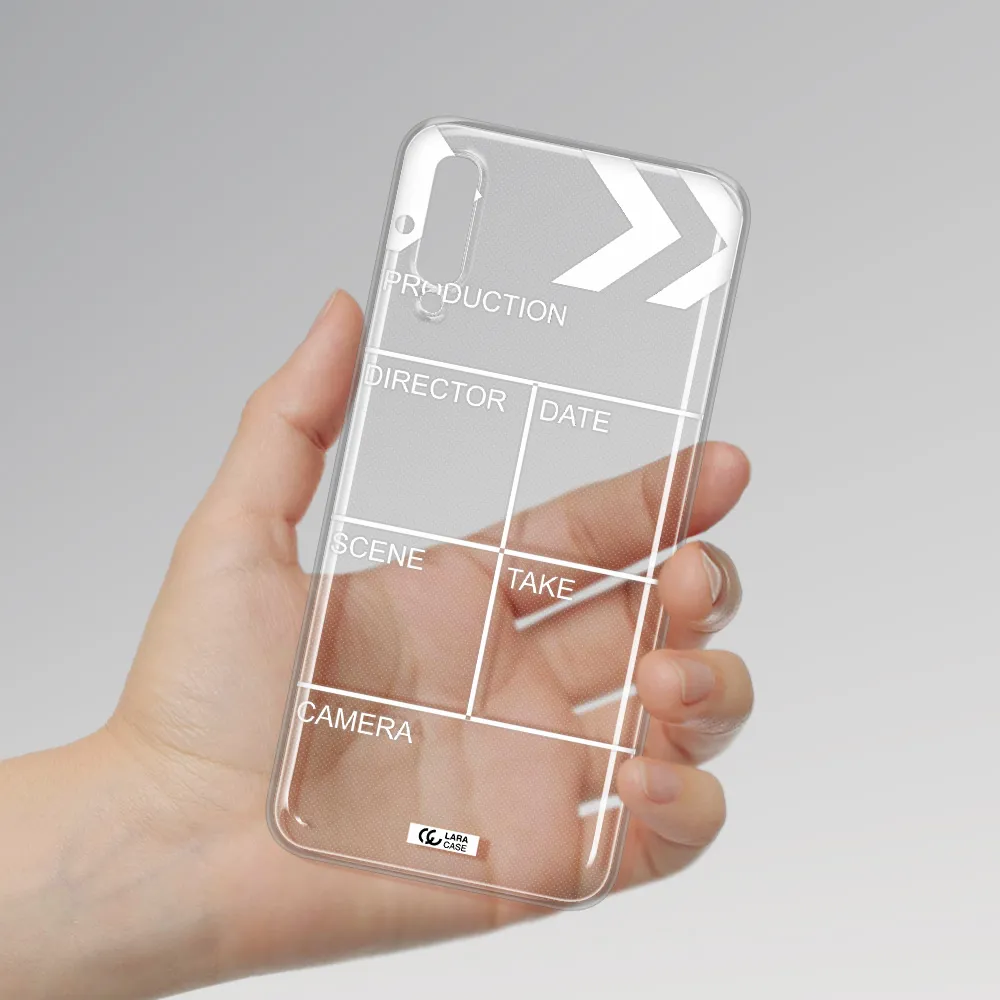 Clapperboard Samsung A70S Clear Tpu Case