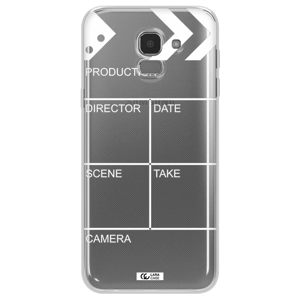 Clapperboard Samsung J6 Clear TPU Case
