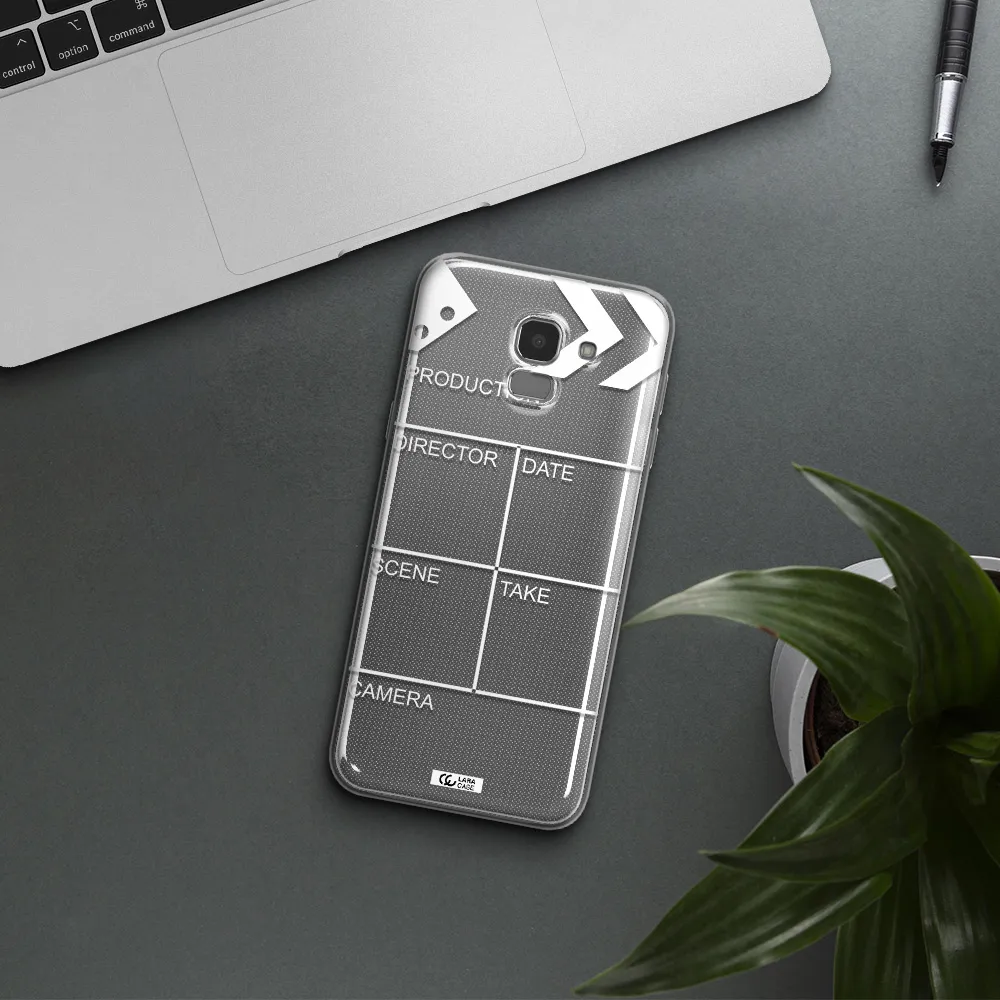 Clapperboard Samsung J6 Clear TPU Case