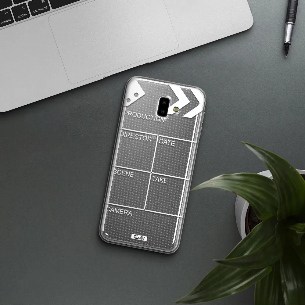 Clapperboard Samsung J6 Plus Clear TPU Case