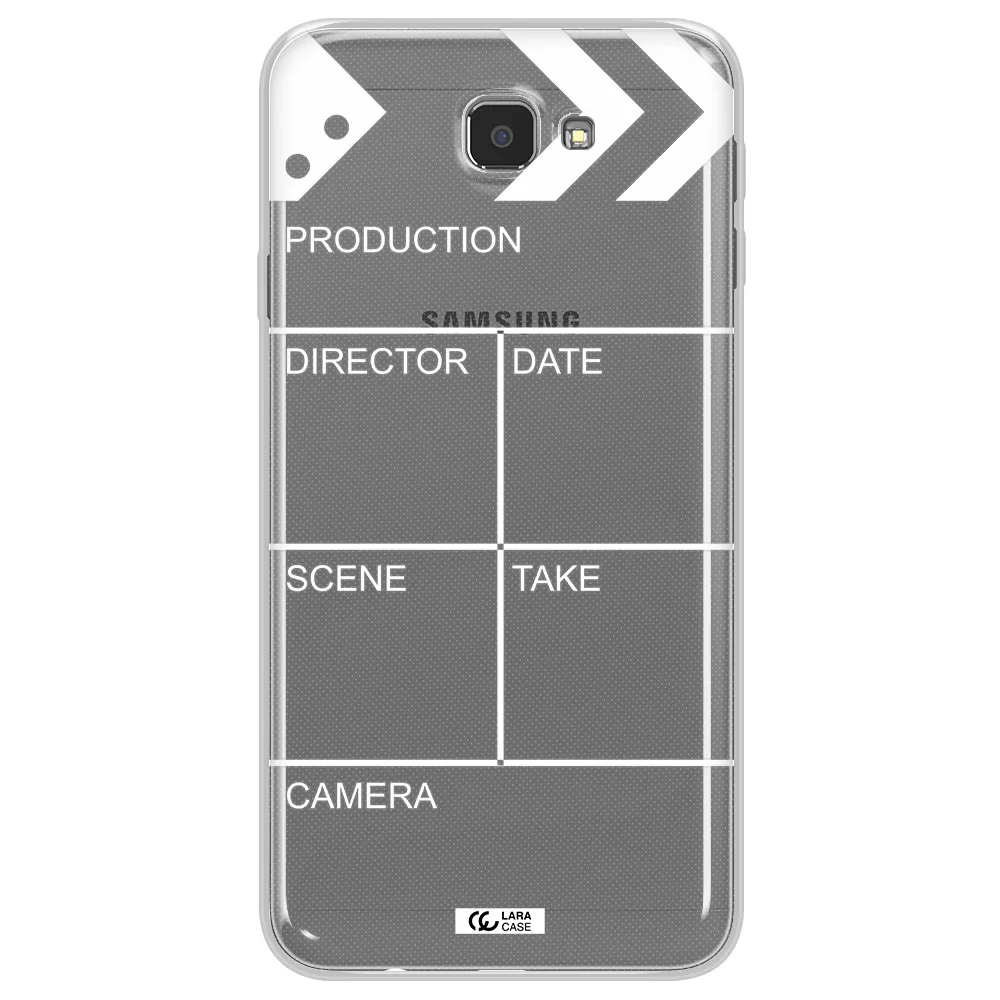 Clapperboard Samsung J7 Prim Clear TPU Case