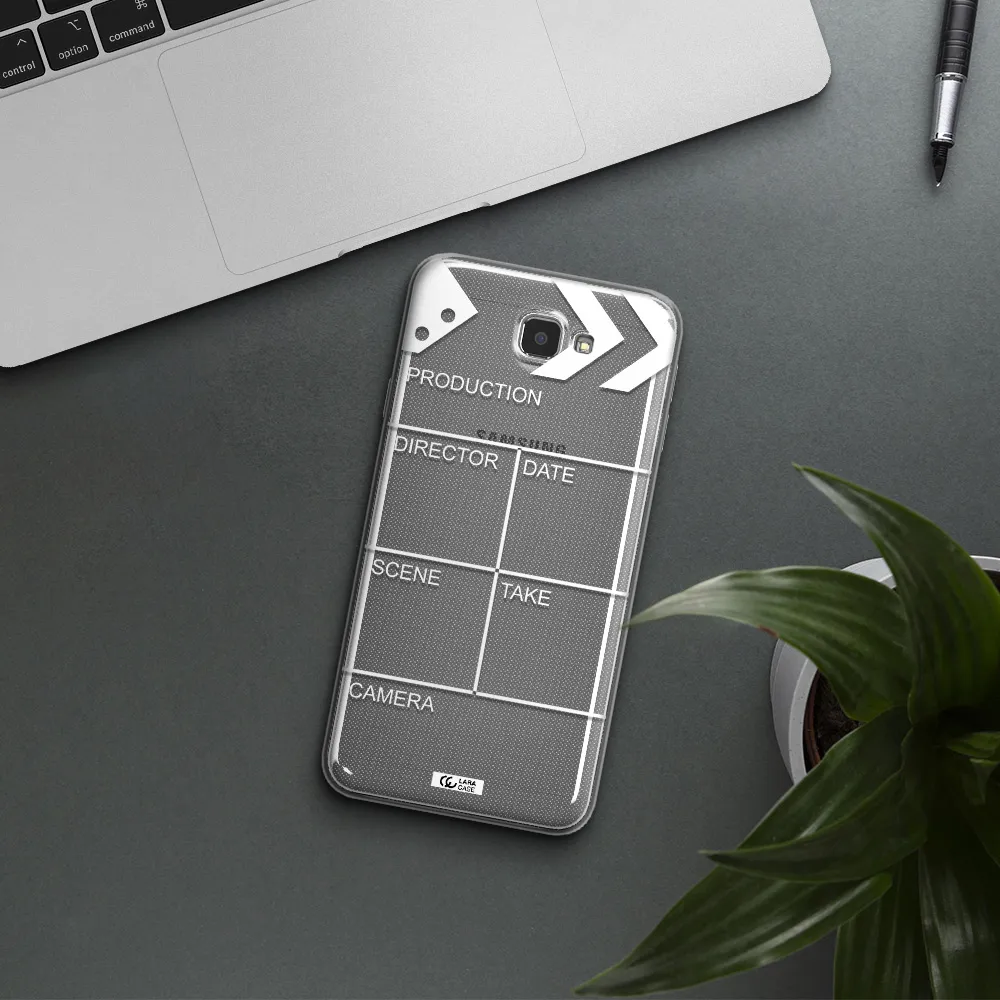 Clapperboard Samsung J7 Prim Clear TPU Case