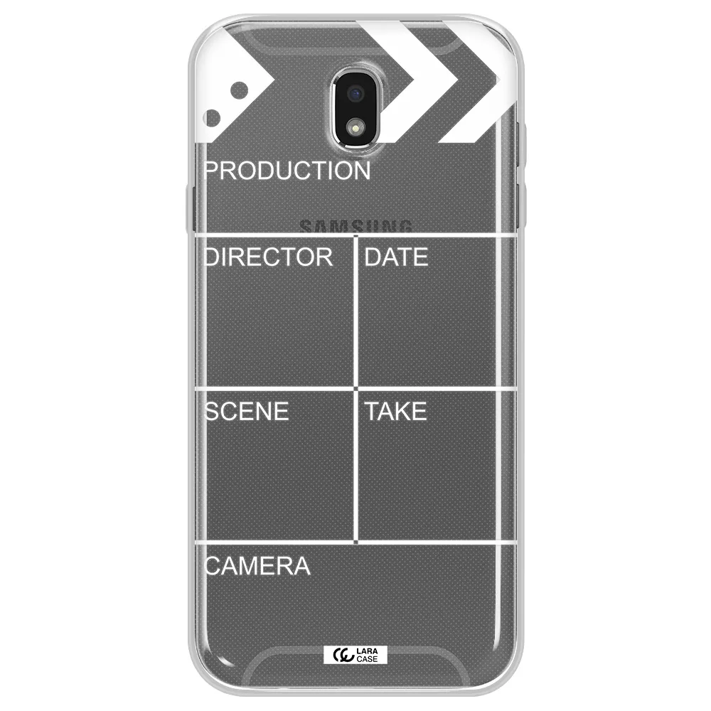 Clapperboard Samsung J7 Pro Clear TPU Case