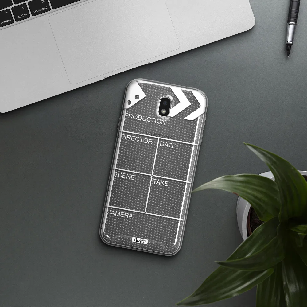Clapperboard Samsung J7 Pro Clear TPU Case
