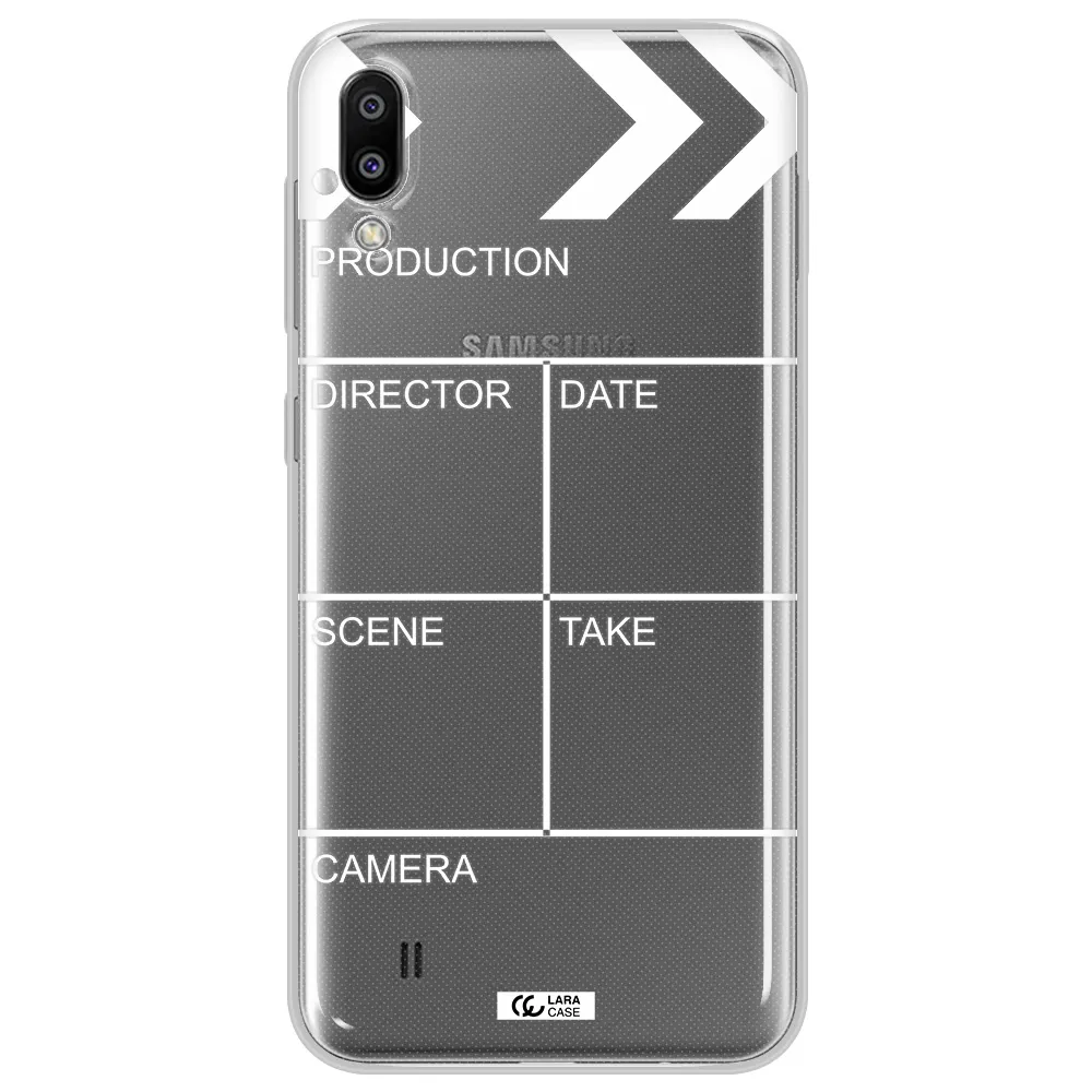 Clapperboard Samsung M10 Clear TPU Case