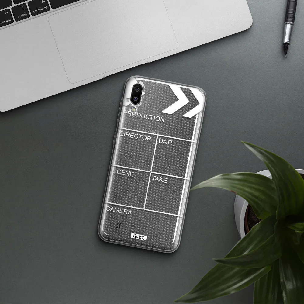 Clapperboard Samsung M10 Clear TPU Case