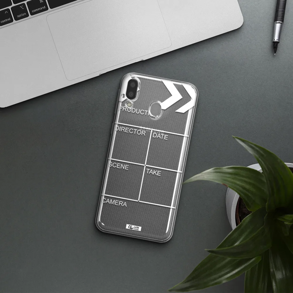 Clapperboard Samsung M20 Clear TPU Case