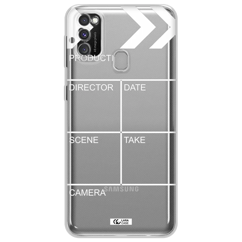 Clapperboard Samsung M30S Clear TPU Case