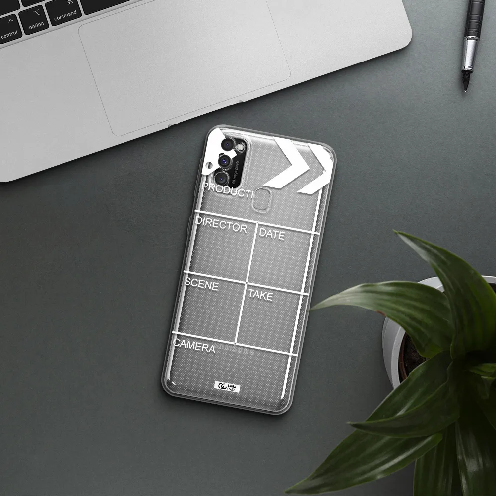 Clapperboard Samsung M30S Clear TPU Case