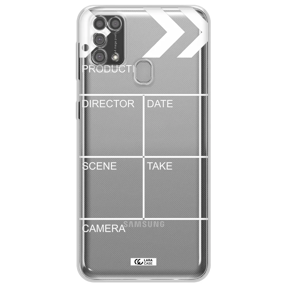 Clapperboard Samsung M31 Clear TPU Case