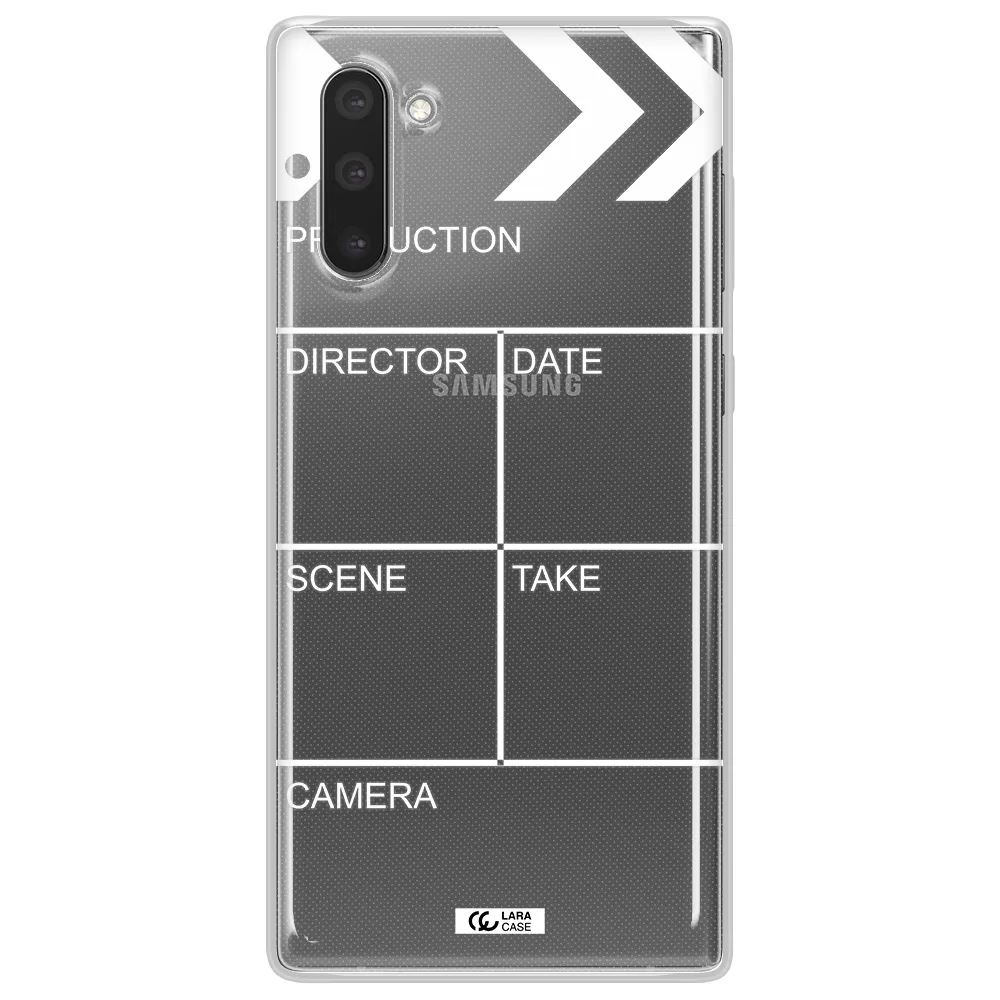 Clapperboard Samsung Note 10 Clear TPU Case