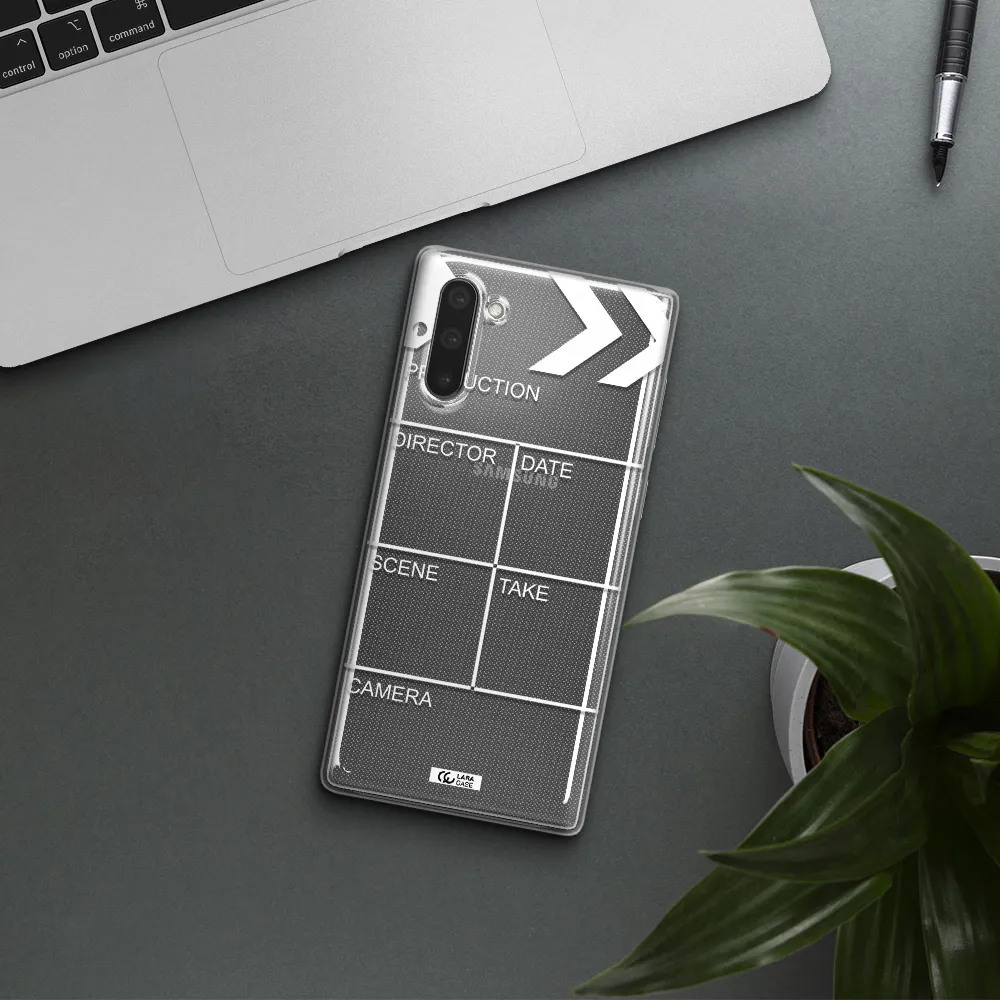 Clapperboard Samsung Note 10 Clear TPU Case