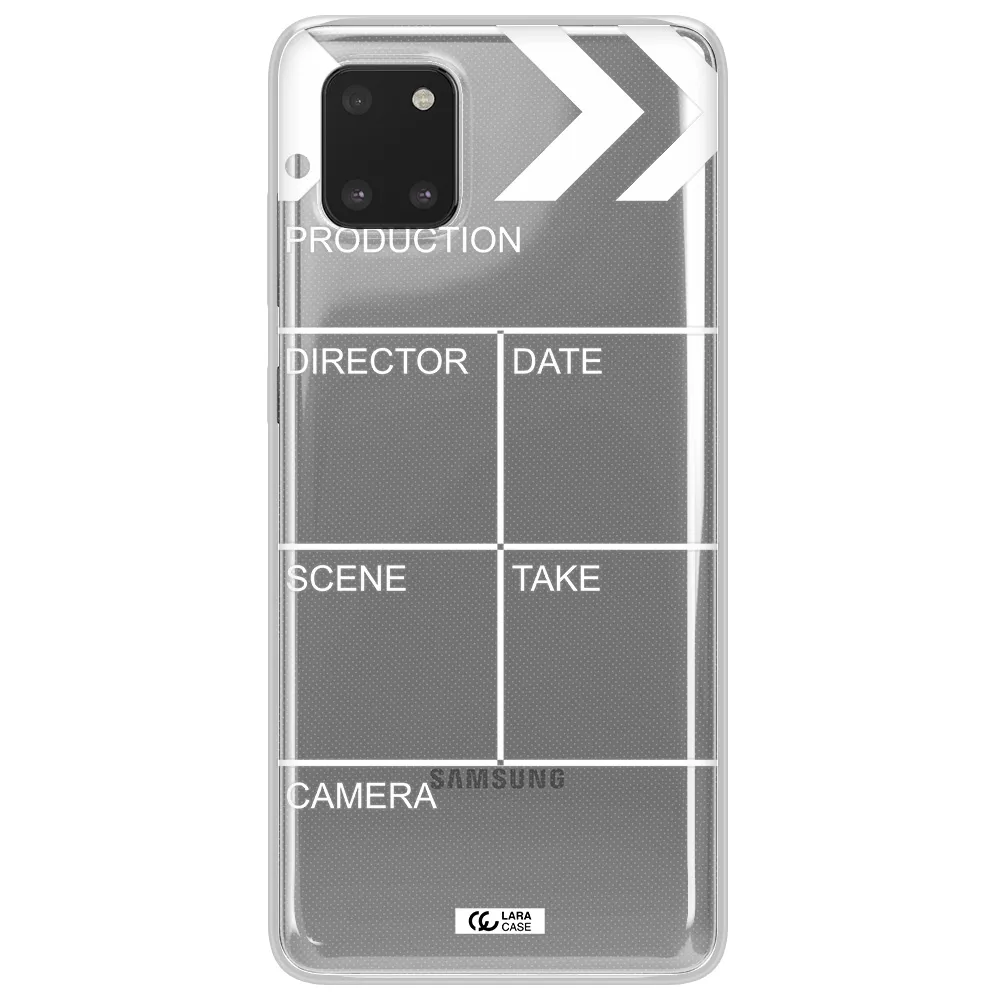 Clapperboard Samsung Note 10 Lite Clear TPU Case