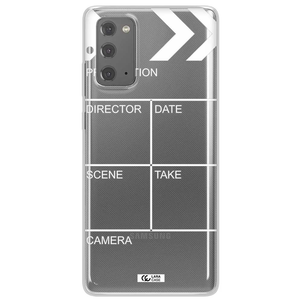 Clapperboard Samsung Note 20 Clear TPU Case