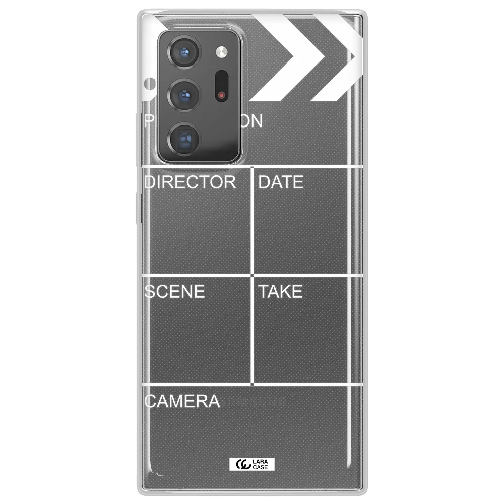 Clapperboard Samsung Note 20 Ultra Clear TPU Case