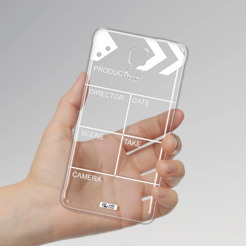 Clapperboard Samsung Note 4 Clear TPU Case