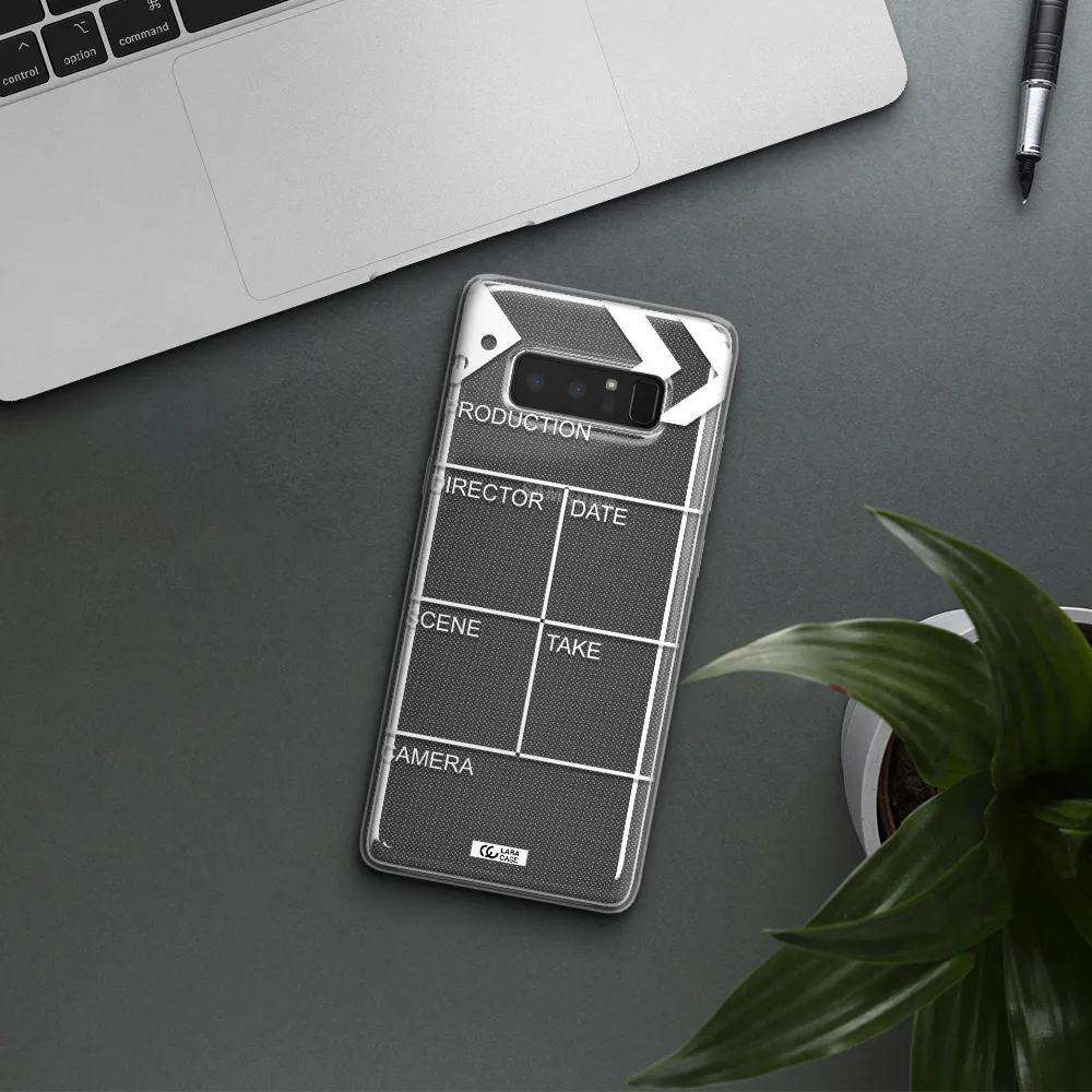 Clapperboard Samsung Note 8 Clear TPU Case