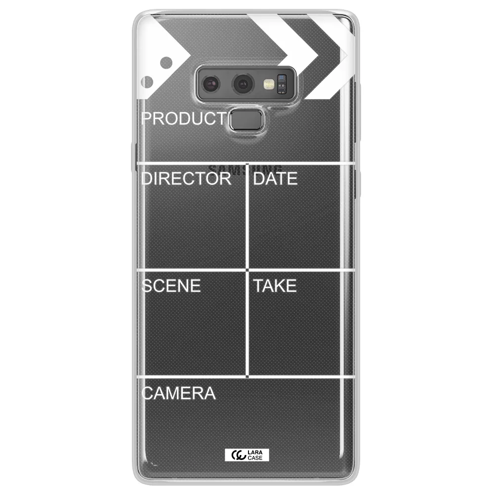 Clapperboard Samsung Note 9 Clear TPU Case