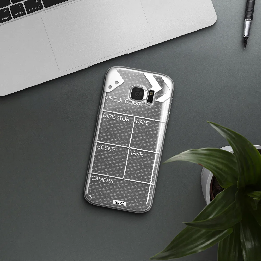 Clapperboard Samsung S 7 Clear TPU Case