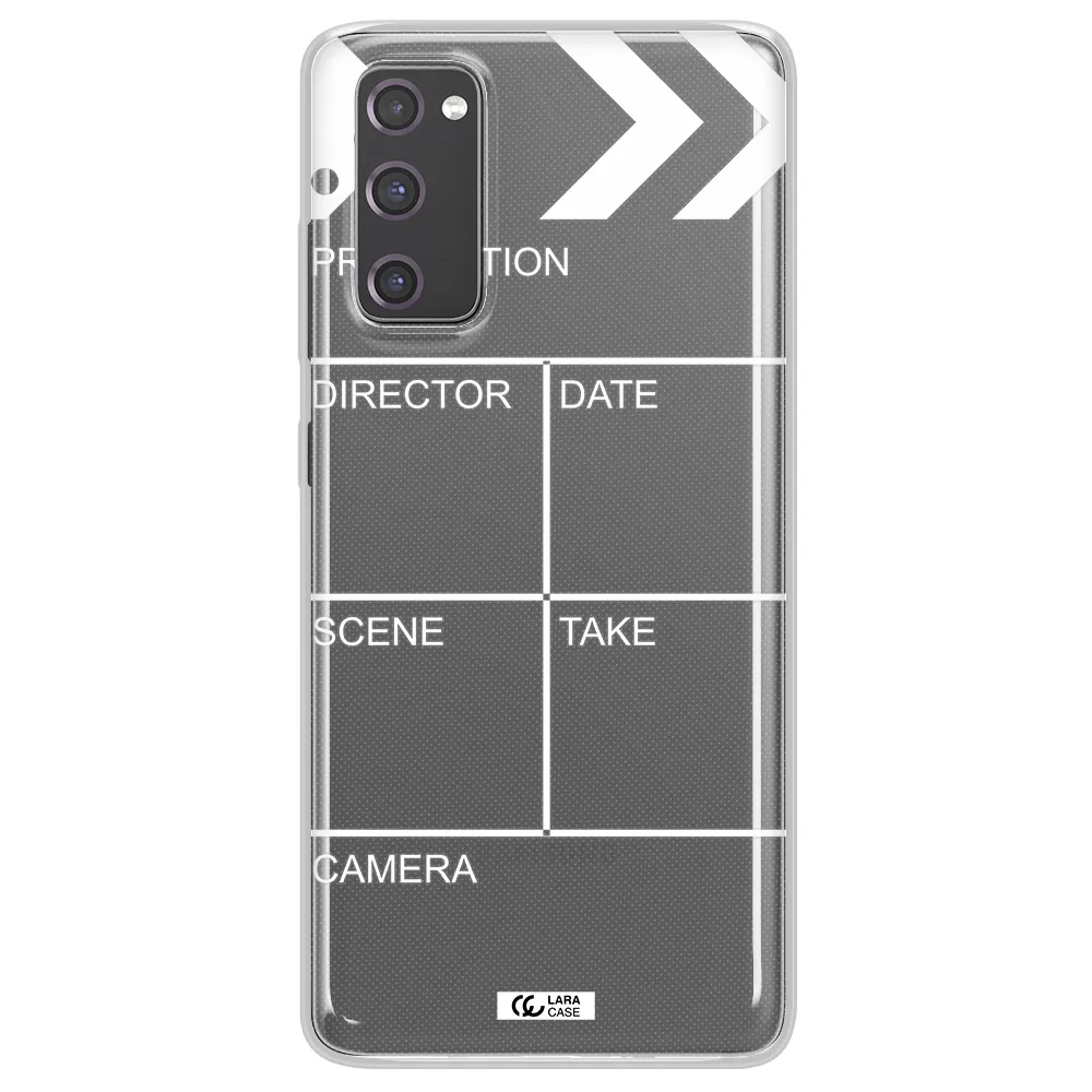 Clapperboard Samsung S20 Fe Clear TPU Case