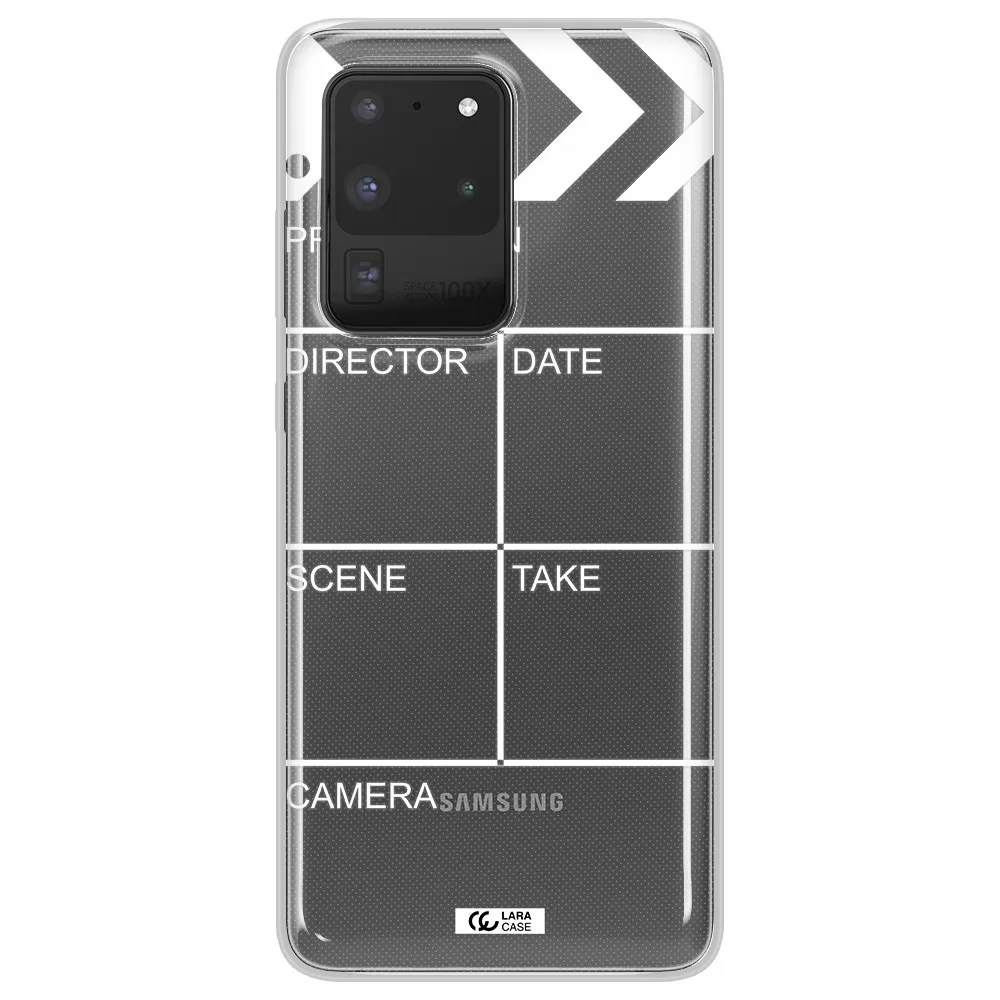 Clapperboard Samsung S20 Ultra Clear TPU Case