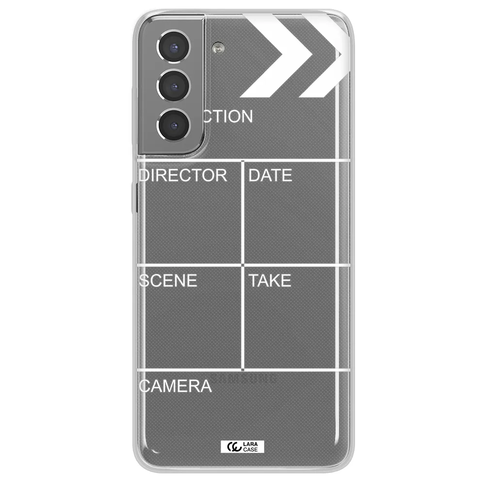 Clapperboard Samsung S21 Clear TPU Case