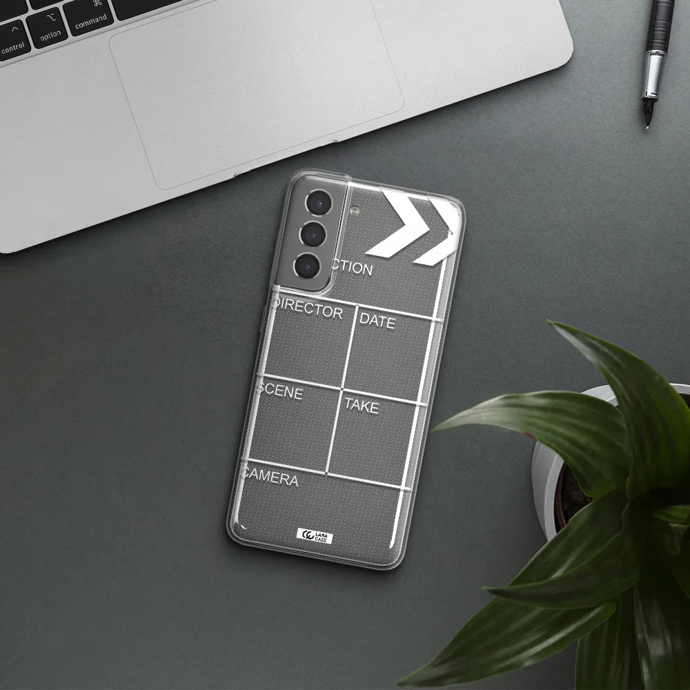 Clapperboard Samsung S21 Clear TPU Case