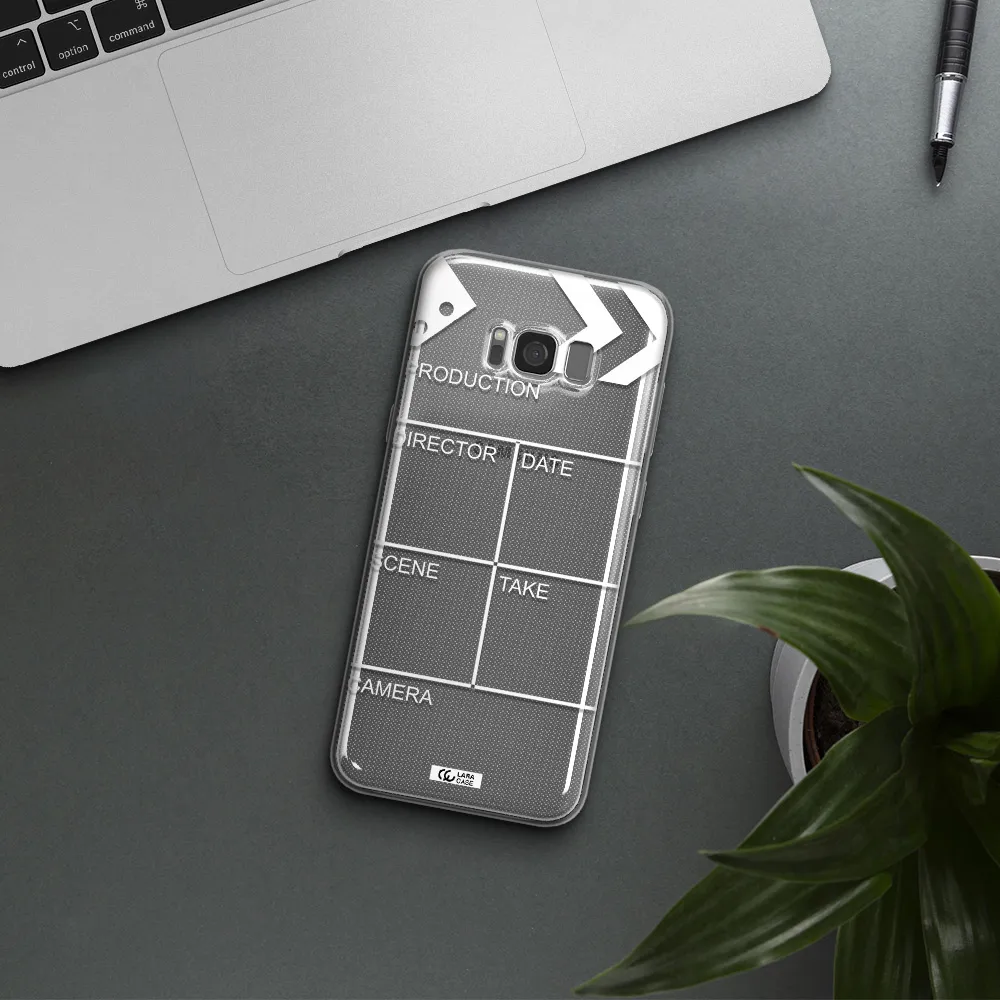Clapperboard Samsung S8 Clear TPU Case