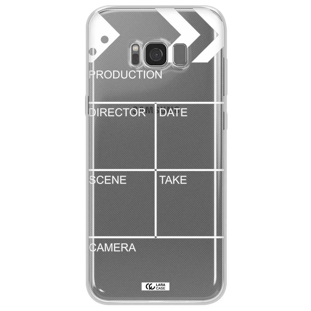 Clapperboard Samsung S8 Plus Clear TPU Case