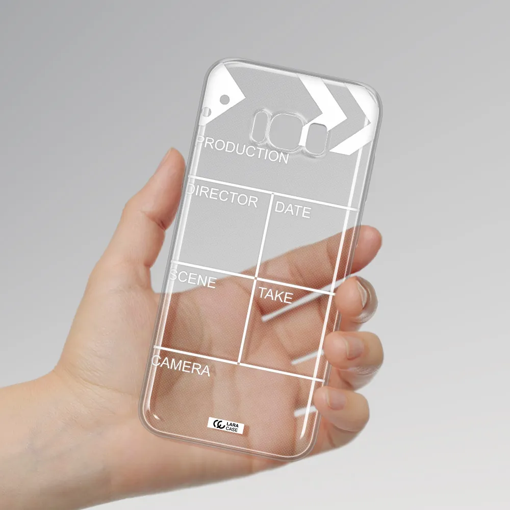 Clapperboard Samsung S8 Plus Clear TPU Case