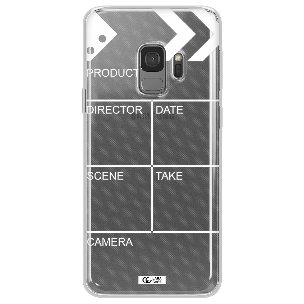 Clapperboard Samsung S9 Clear TPU Case