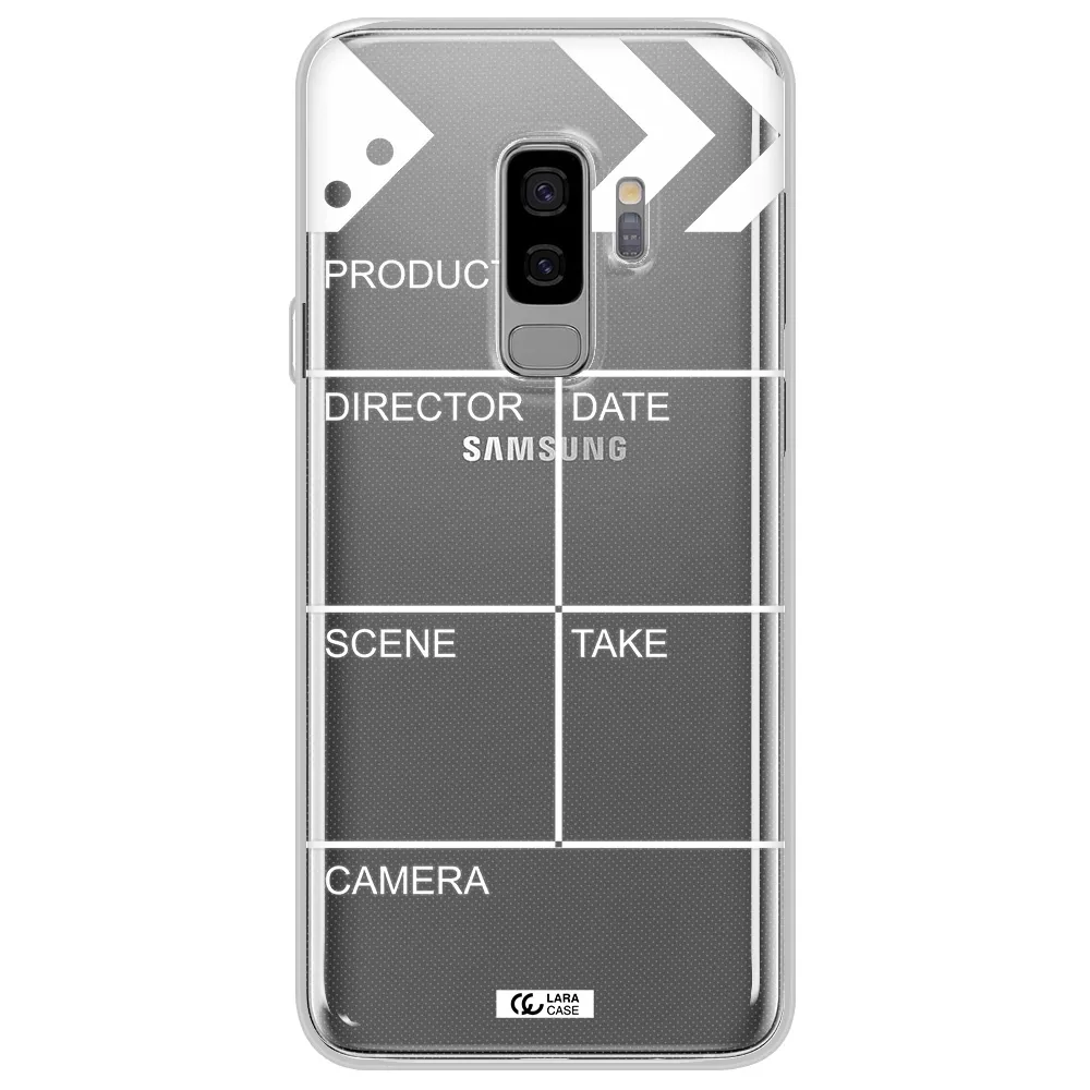 Clapperboard Samsung S9 Plus Clear TPU Case