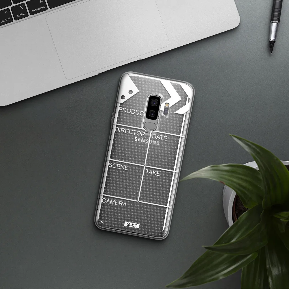 Clapperboard Samsung S9 Plus Clear TPU Case