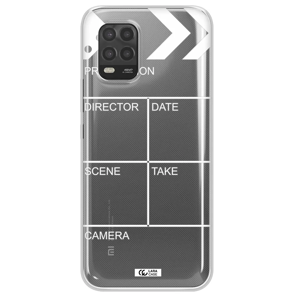 Clapperboard Xiaomi Mi 10 Lite Clear TPU Case