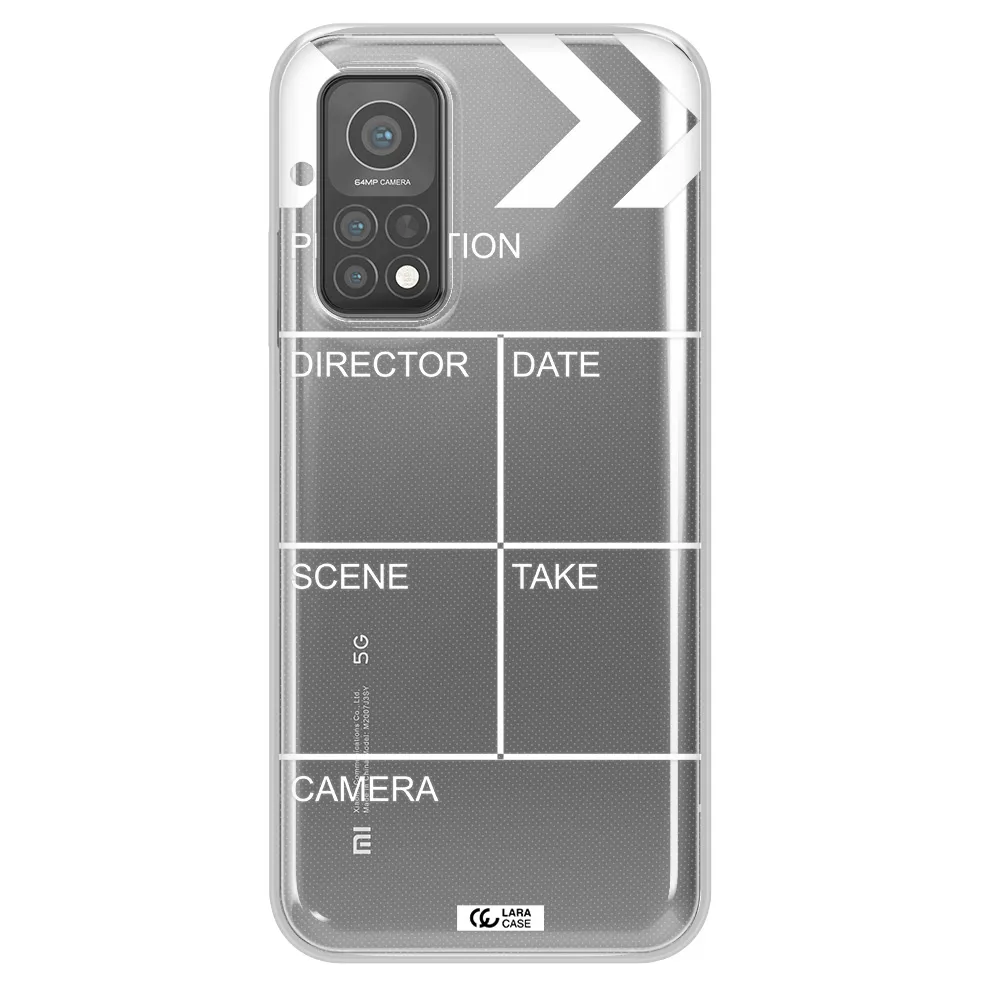 Clapperboard Xiaomi Mi 10 T Pro Clear TPU Case