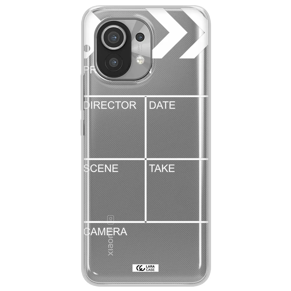 Clapperboard Xiaomi Mi 11 Clear TPU Case