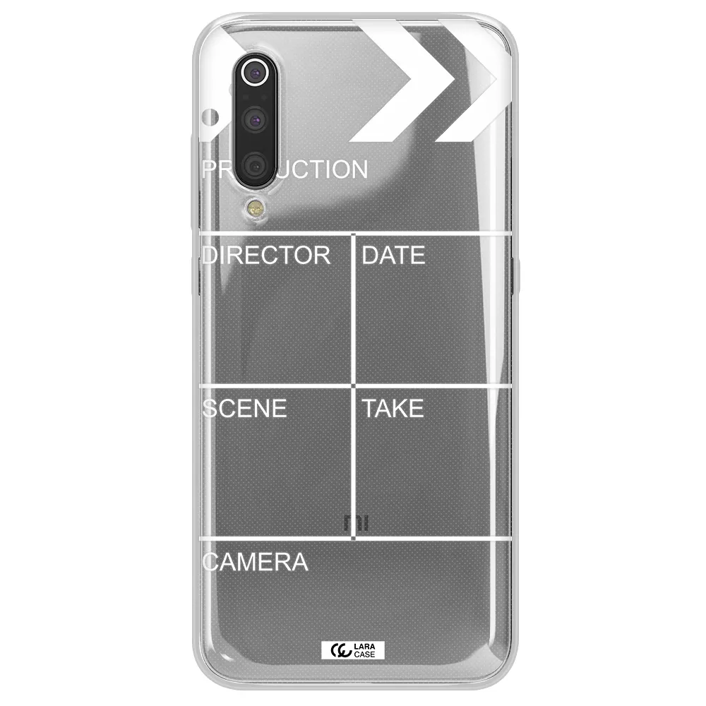 Clapperboard Xiaomi Mi 9 Clear TPU Case